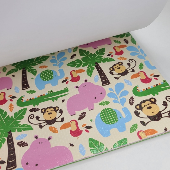 DCWV Animal Crackers Stack Scrapbook Kit 12x12 Cardstock Paper Embellishments - Picture 2 of 10